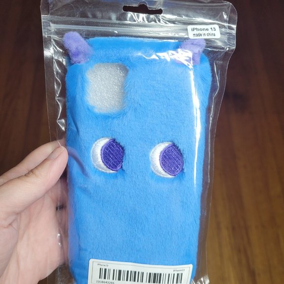 Furry Blue Monster iPhone Case | iPhone 13 | NWT - Picture 2 of 2